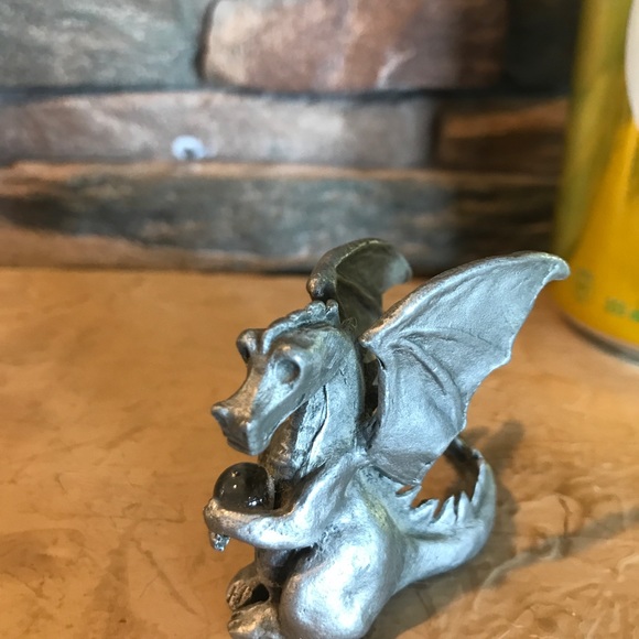 (Mostly) Pewter Dragon Figurines Junk Lot - Picture 10 of 16